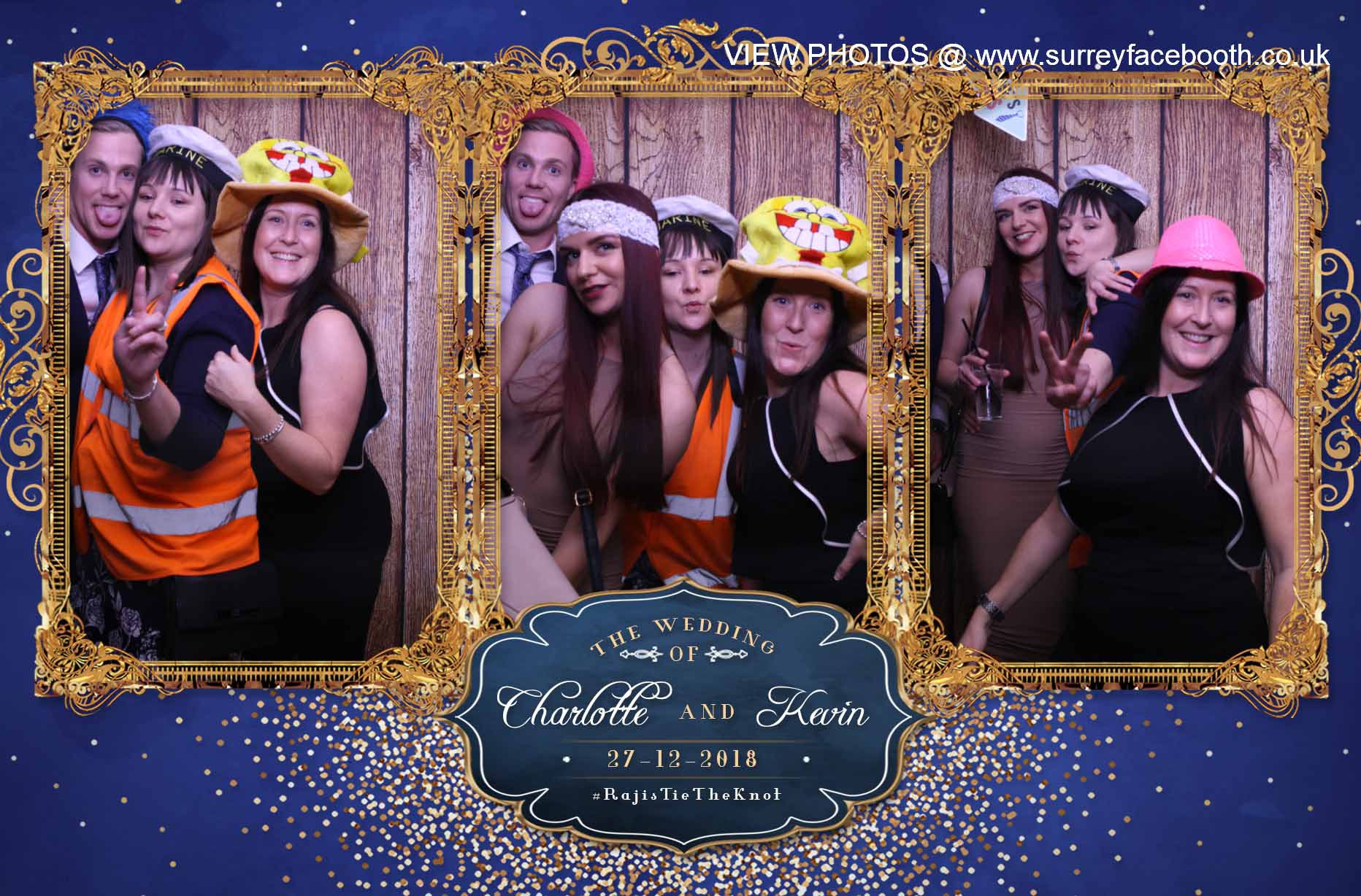 Charlotte & Kevin's Wedding | View more photos from the event at galleries.surreyfacebooth.co.uk/u/Surrey-FaceBooth/Charlotte-Kevins-Wedding